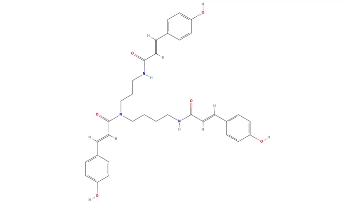 Tricoumarin-Spermidine-structure Tricoumarin-Spermidine-structure
