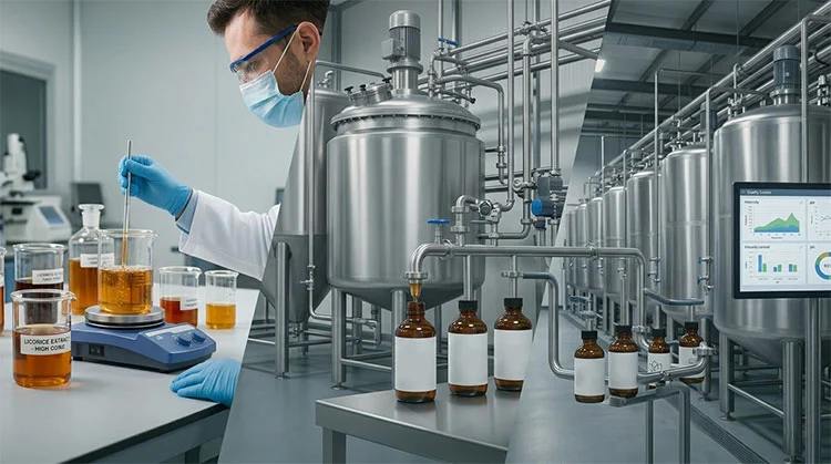 Licorice-Extract-in-Industrial-Formulation-and-OEM-ODM-Systems